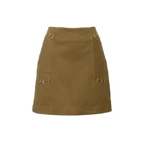 3.1 Phillip Staple Dark Green Olive Mini Skirt Size 0